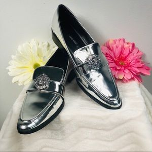 nine west weeping bow loafers
